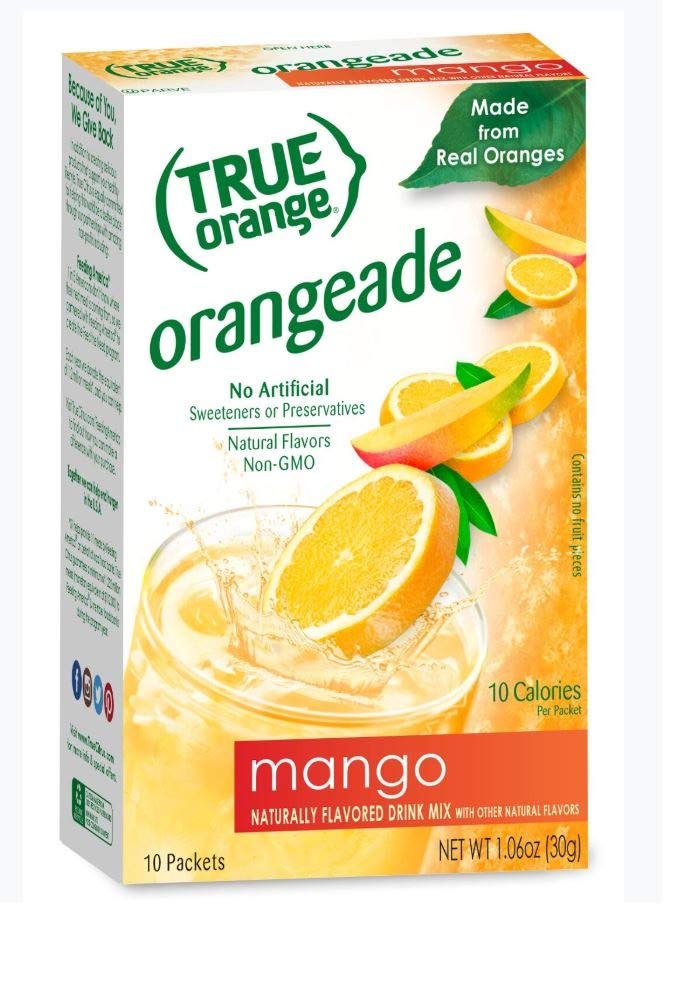 True Citrus Orange, Mango, 1.06 Oz, (Pack Of 10- 0.11 Oz Each)