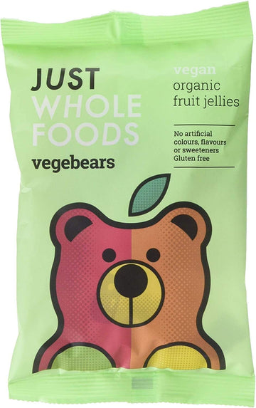 Just Wholefoods Vegebears 70G (Pack Of 10)