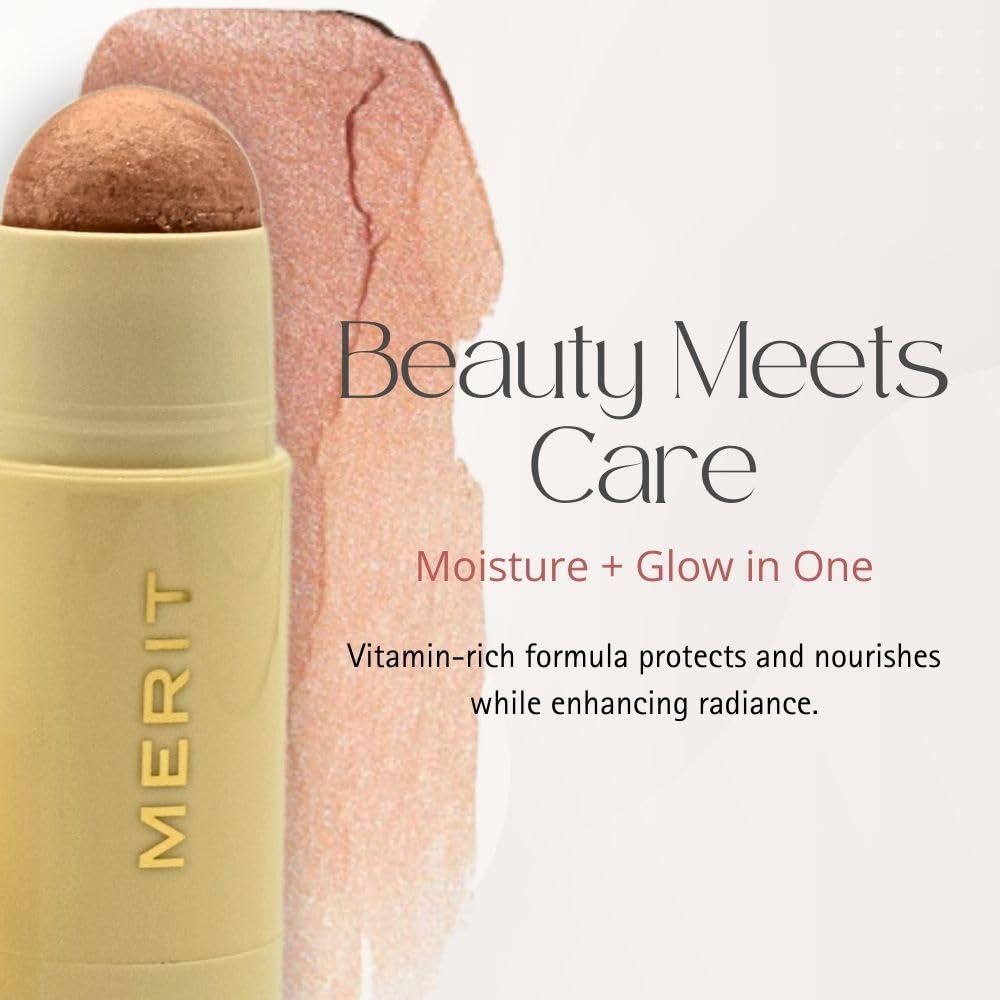 Merit Day Glow Dewy Highlighting Balm Bounce : Beauty & Personal Care