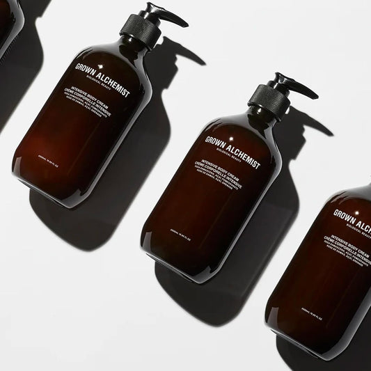 Grown Alchemist Intensive Body Cream - Rosa Damascena, Pomegranate, Bioactive Natural Body Skin Care - Deeply Hydrating Moisturiser, Sooth Dry Skin, Firming, Tightening Lotion - 500 Ml Pump