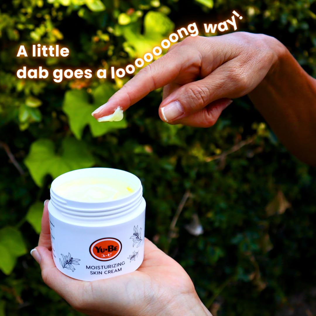 Yu-Be Moisturizing Skin Cream 4.4 Fl. Oz. Jar I Deeply Hydrating Non-Greasy Moisturizer For Severely Dry Skin I Soothing Camphor Calms, Cools, & Relieves Skin I Vitamins Repair & Nourish : Beauty & Personal Care