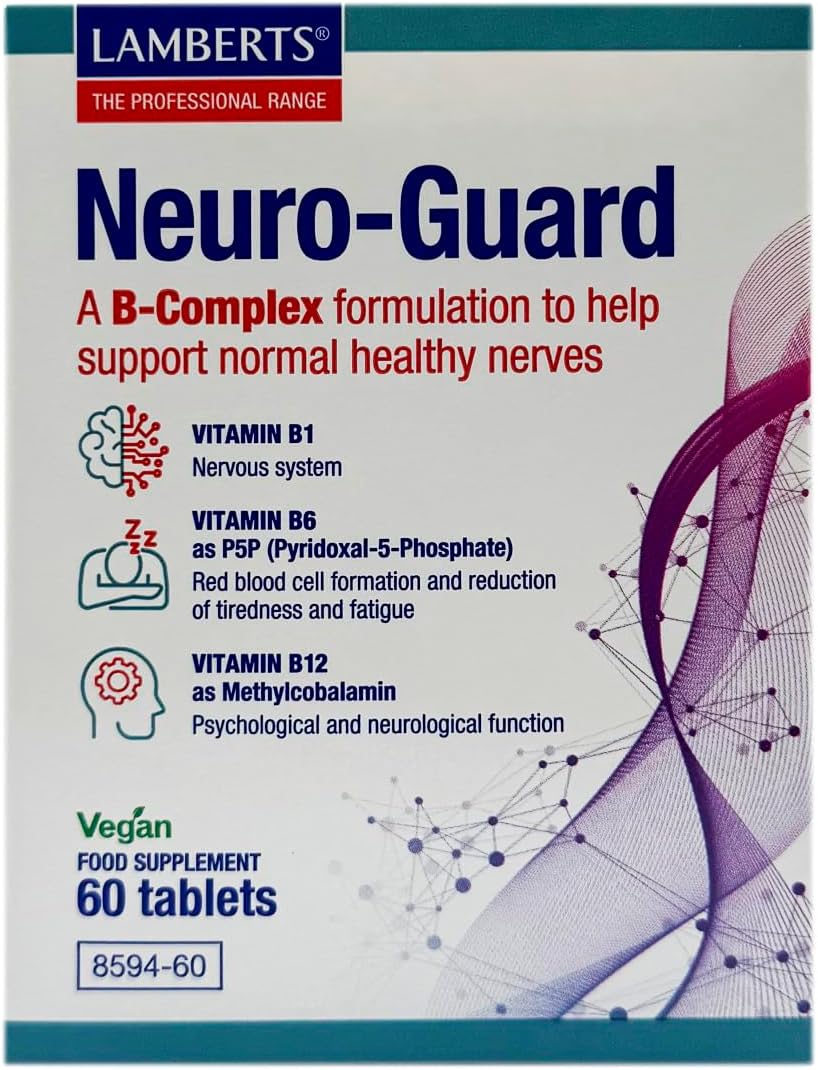 Lamberts Neuro-Guard B Complex with Active B Vitamins - 60 Tablets : Amazon.co.uk: Health & Personal Care