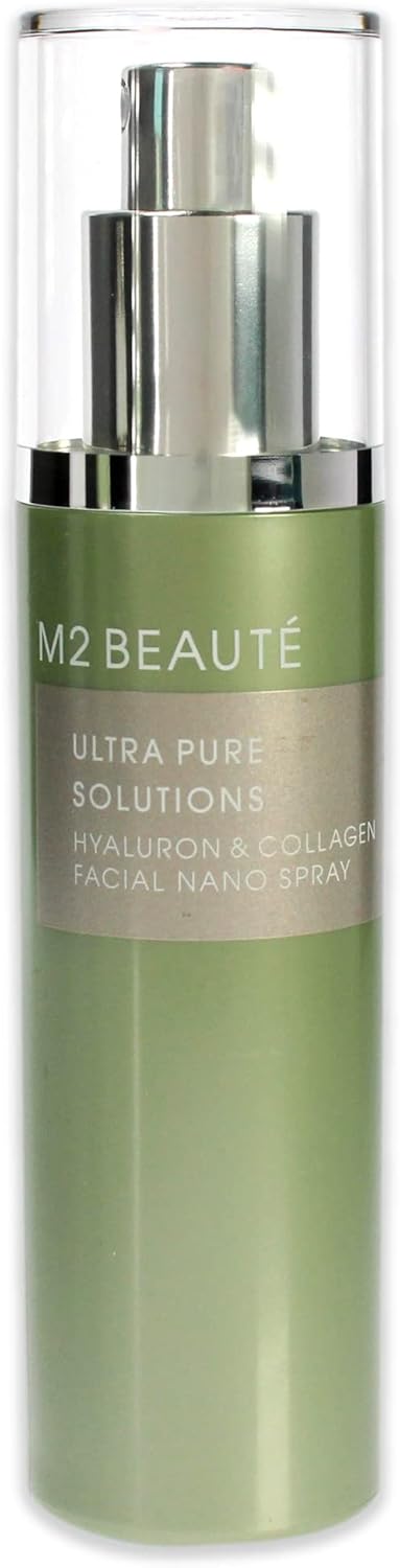 M2 Beaute Ultra Pure Solutions Hyaluron And Collagen Facial Nano Spray For Women 2.5 Oz Facial Spray