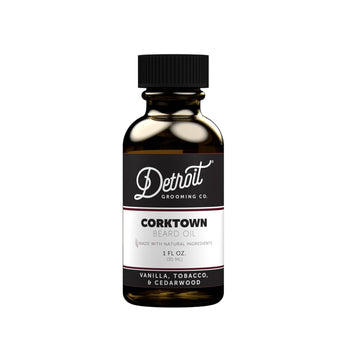 Detroit Grooming Beard Oil | Hydrating & Nourishing Formula With Vitamin E • Belle Isle Scent (2 Oz)