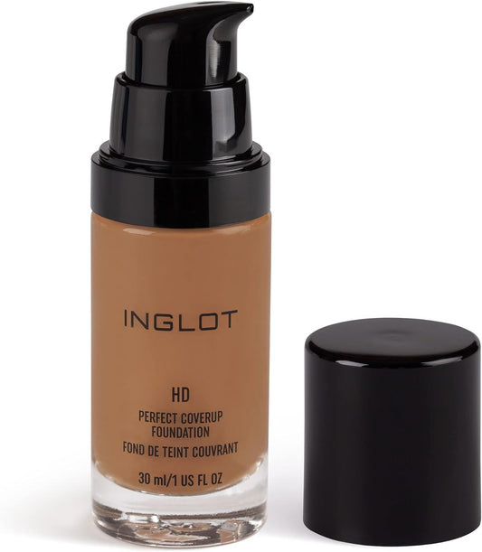 Inglot Hd Perfect Coverup Foundation, For A Long-Lasting Effect With Hd Pigments, Hypoallergenic, Natural, Flawless Look, With White Truffle Extract, 30 Ml: 74