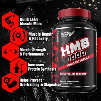 Nutrex Research HMB 1000 MG | Supports Muscle Recovery, Reduce Skeleta