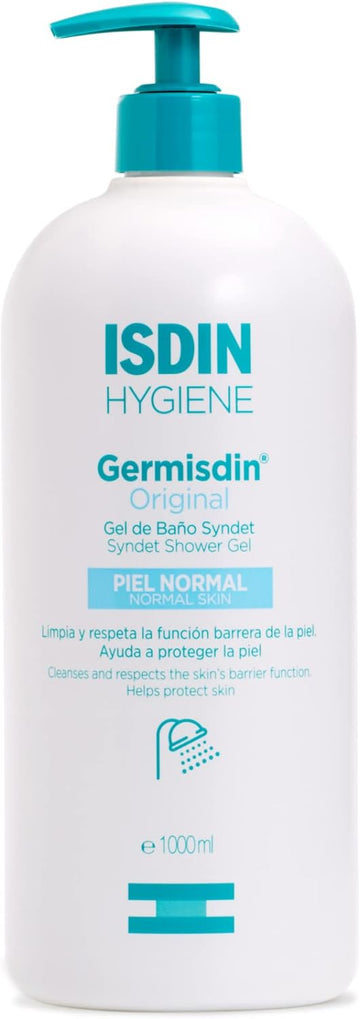 ISDIN Germisdin Original Syndet Shower Gel (1000ml) | Shower gel for daily use