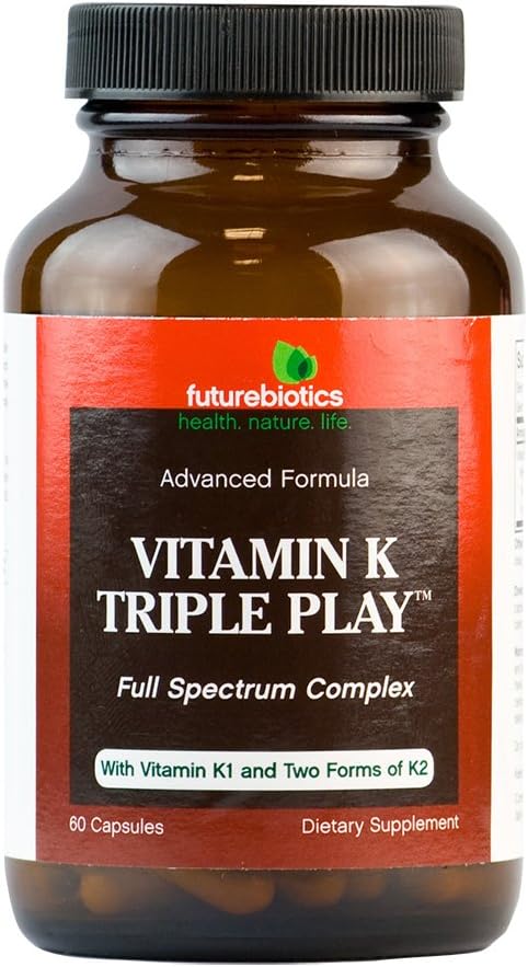 Futurebiotics Capsules, Vitamin K Triple Play, 60 Count