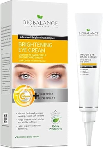 Biobalance Under Eye Dark Circle Brightening Cream 15Ml