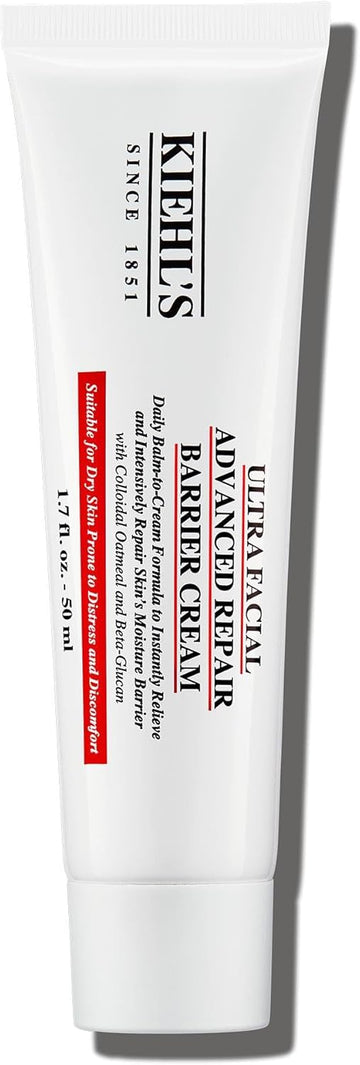 Kiehl'S Ultra Facial Advanced Repair Barrier Cream, Intensive Treatment Relieves Dry + Sensitive Skin, Rapidly Reduces Redness And Soothes, 50Ml