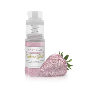Bakell - Soft Green Tinker Dust (4G, 1X Mini Spray Pump) Edible Glitter For Food, Desserts, And Beverages!