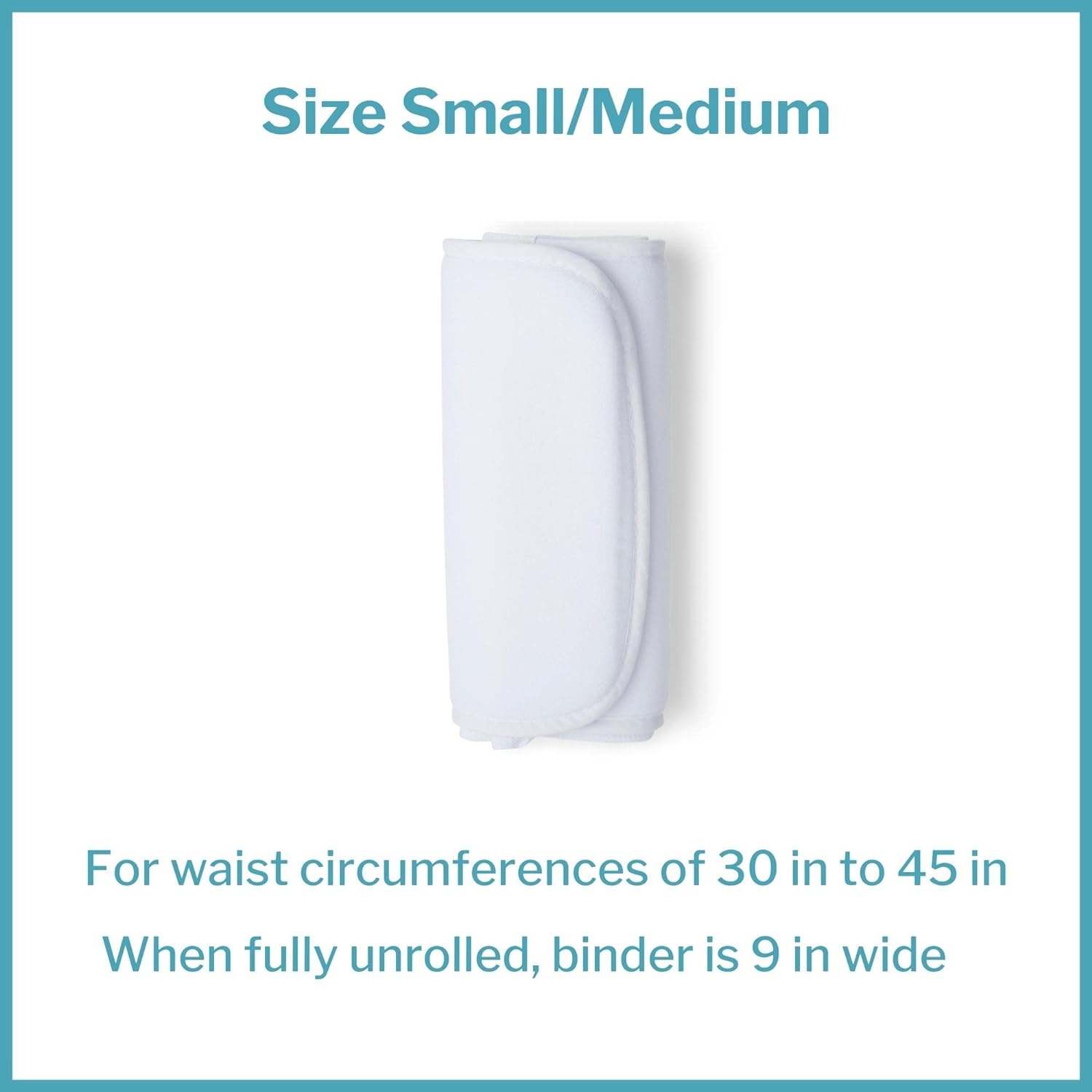 McKesson Small-Medium Abdominal Support Binder for Adults, 30 to 45 Inch Waist Circumference, 9 Inch", 1 Count