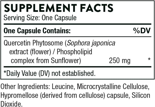Thorne Immune Support Duo - Quercetin Phytosome & Nac For Balanced Immune And Respiratory Wellness - 30 Servings