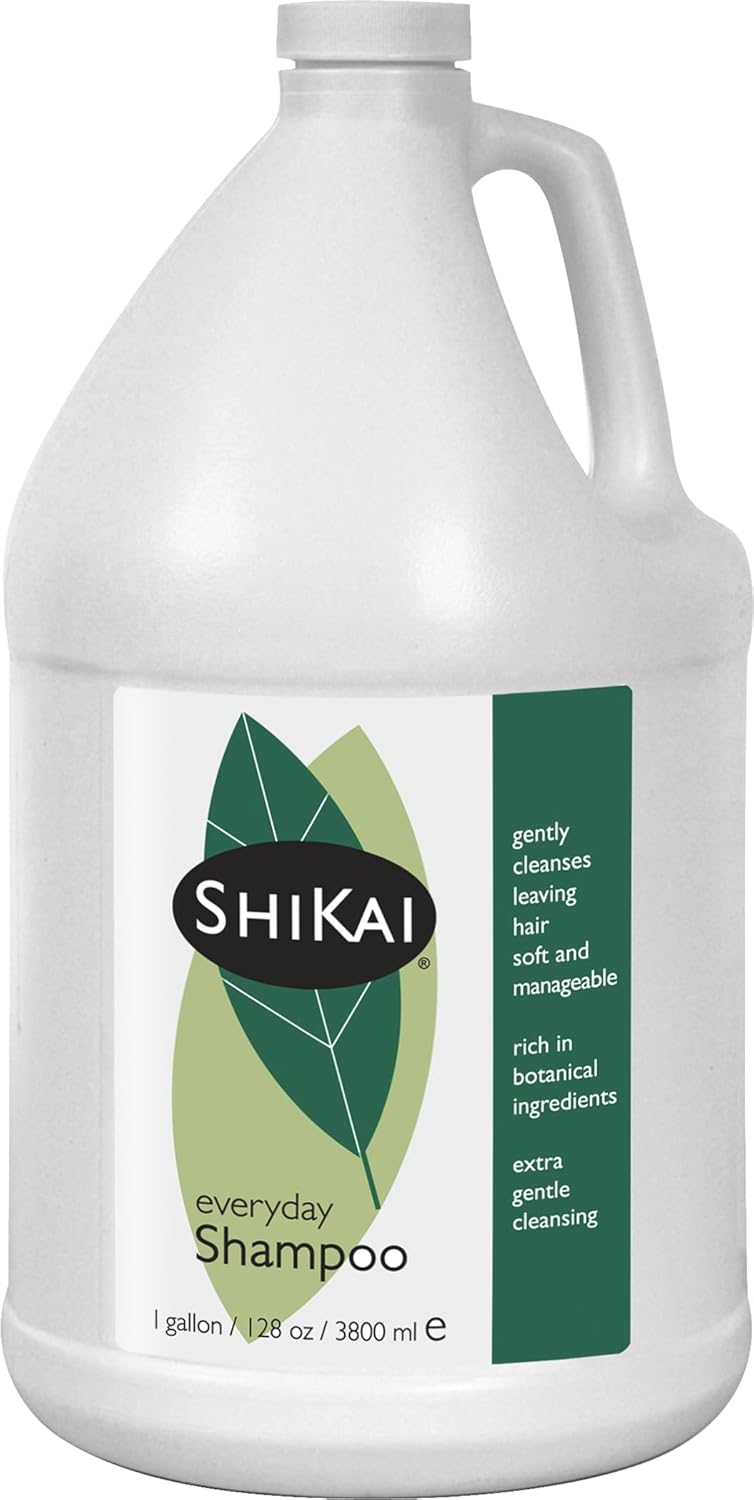 ShiKai Everyday Gentle Cleansing Shampoo (1 Gallon) | Extra Mild, Gentle, Low Detergent Formula | With Aloe Vera for Healthy, Shiny Hair : Hair Shampoos : Beauty & Personal Care