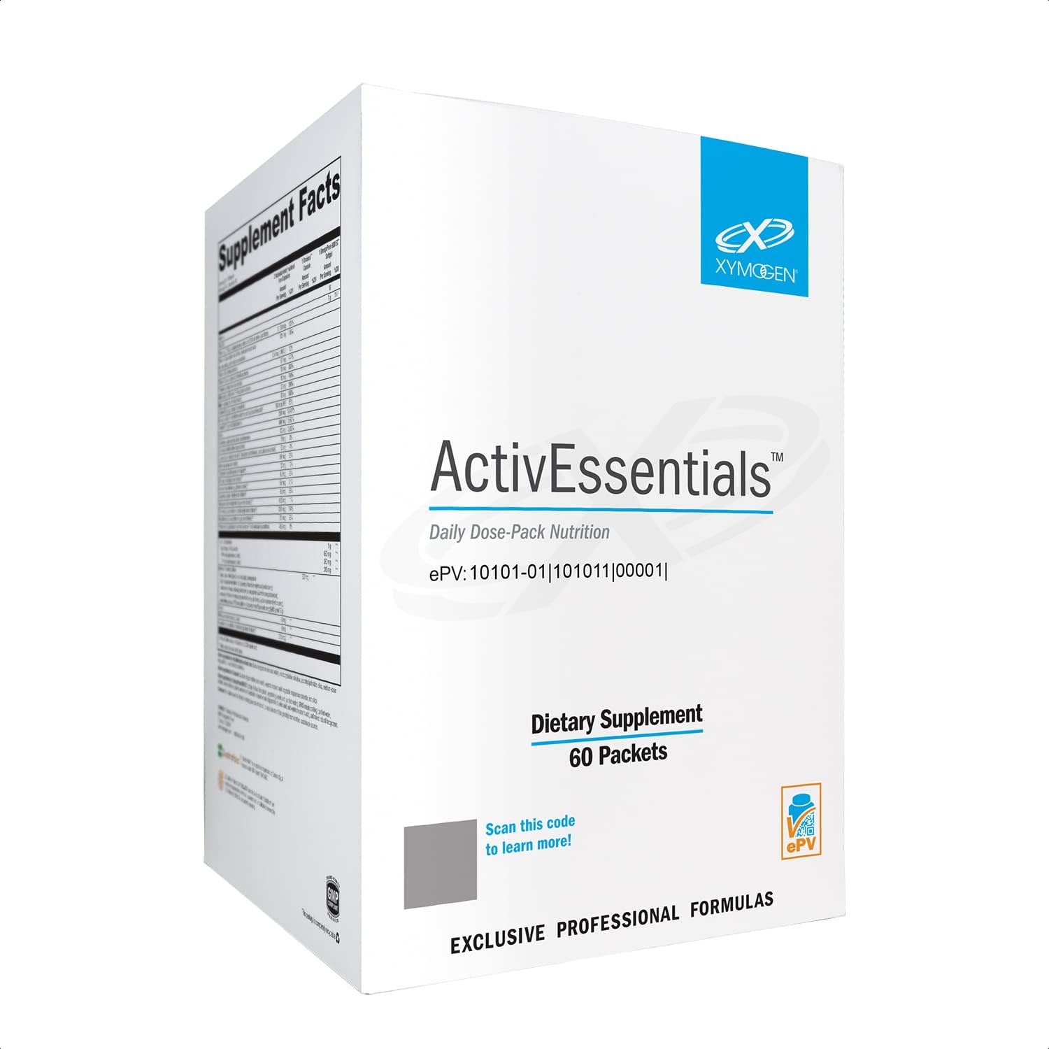 XYMOGEN ActivEssentials Packets - Daily Dose Pack Nutrition with 3 Sup
