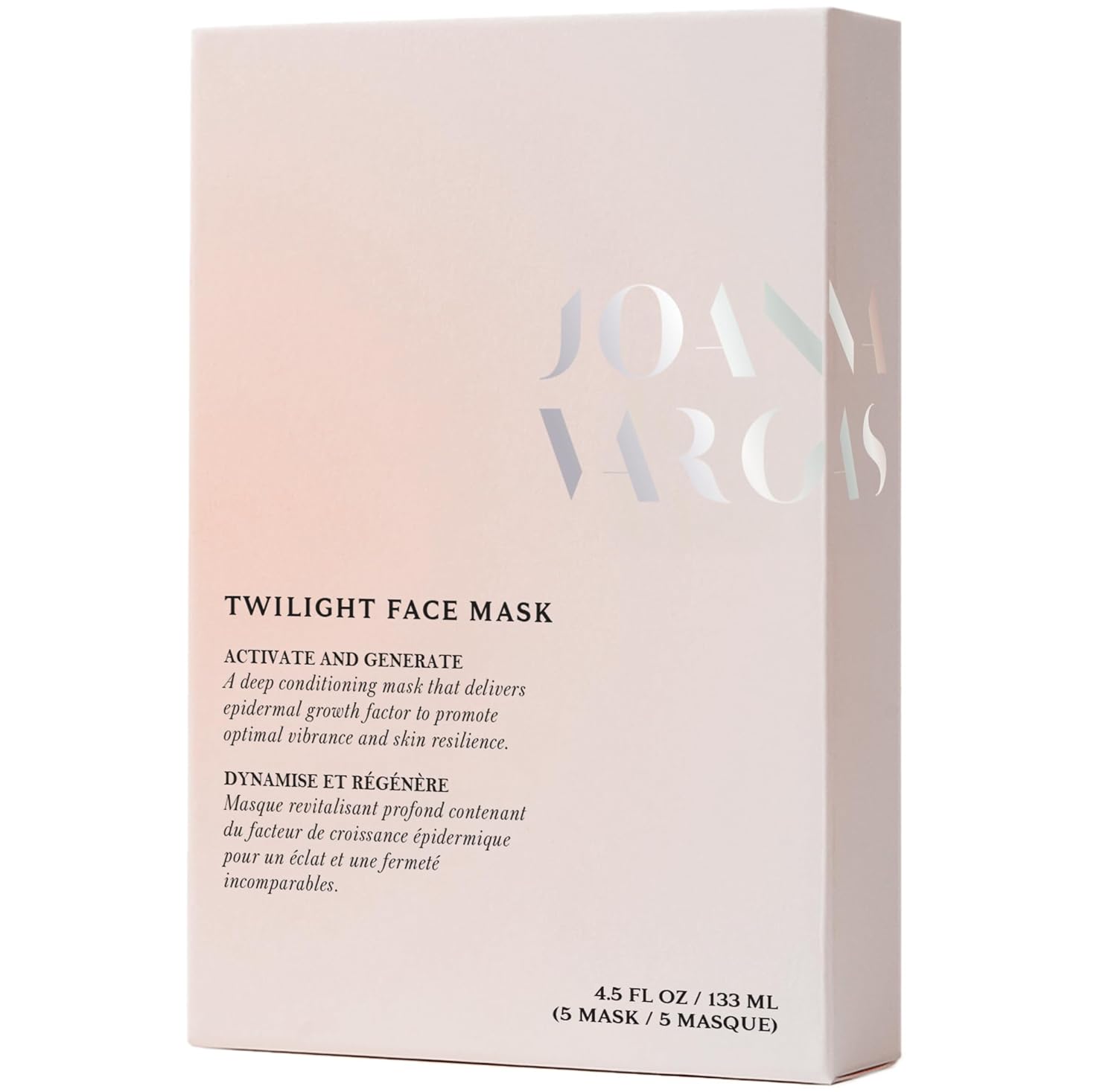 Joanna Vargas Twilight Face Mask - Hydrating Face Masks With Epidermal Growth Factor & Niacinamide - Soothing Facial Masks For Women - Repairing Sheet Mask For Enhanced Skin Barrier - Single Sheet