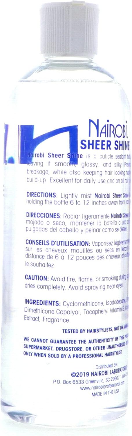 Nairobi Sheer Shine 16 Oz : Beauty & Personal Care