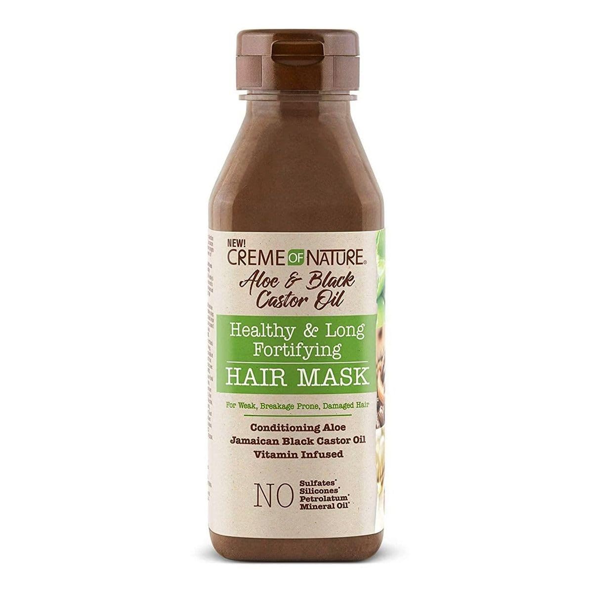 Creme Of Nature Aloe & Black Castor Oil Aloe & Black Castor Oil Mask, 11.5 Ounce