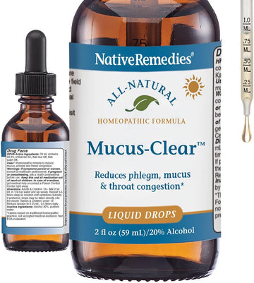 Native Remedies Mucus-Clear Nighttime - Temporarily Relieves Mucus Congestion And Supports Peaceful Sleep