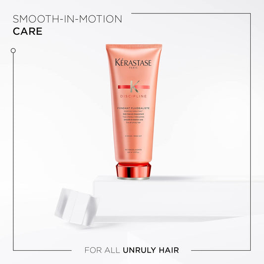 Kérastase Discipline, Smoothing Anti-Frizz Conditioner, For Unruly Hair, Fondant Fluidéaliste, 200Ml