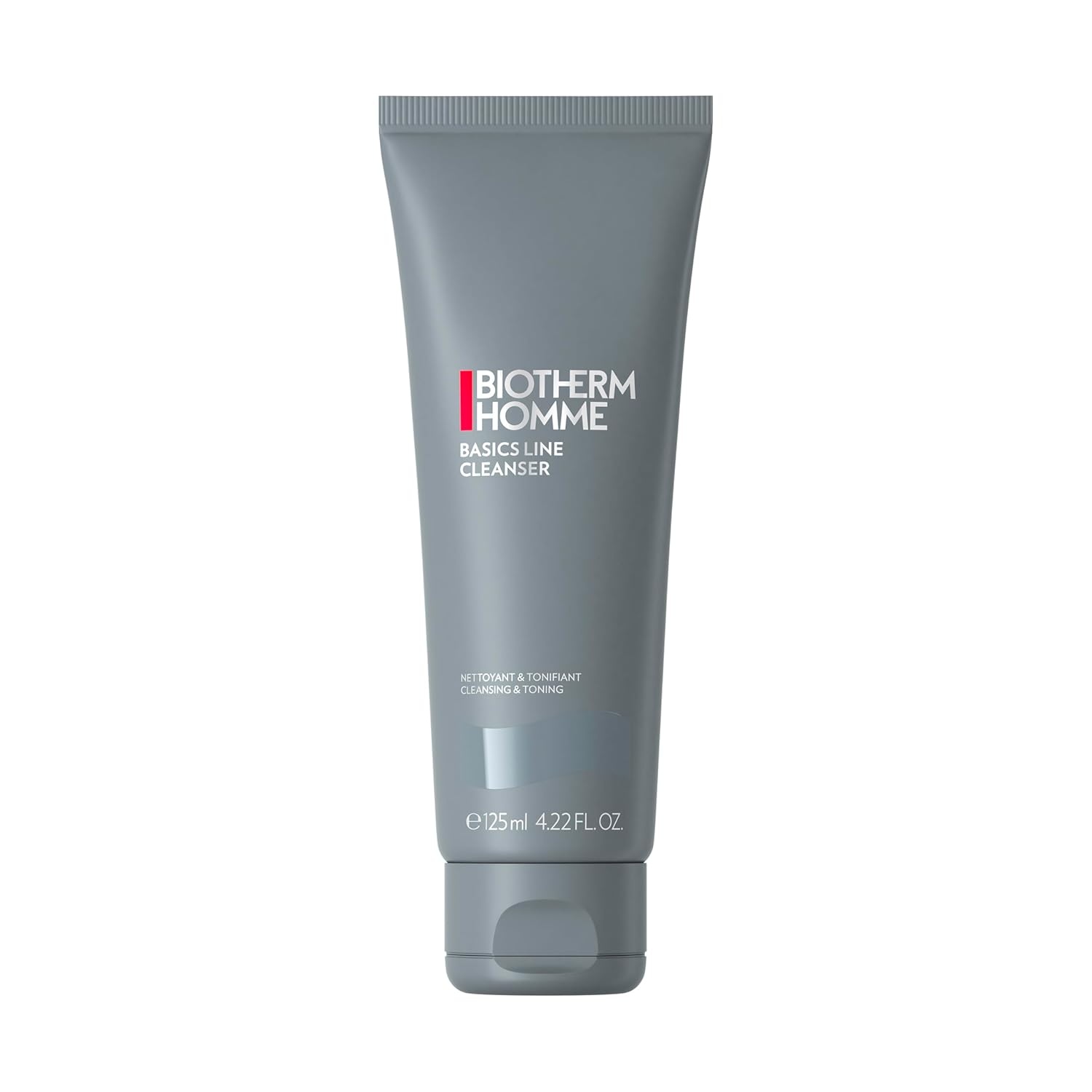 Biotherm Homme Basics Line Cleanser With Biotech Plankton, Gentle Daily Cleansing Gel For Men With Normal Skin, Fresh And Toning Effect, 4.2 Fl. Oz