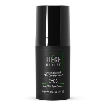 Tiege Hanley Mens Under Eye Cream For Dark Circles, Eyes - Eye Cream For Puffiness & Bags Under Eyes - Firming Anti-Aging Eye Wrinkle & Fine Lines Cream - Tightening Eye Bags Treatment For Men, 0.5 Oz