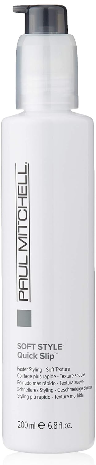 Paul Mitchell Quick Slip Styling Cream, Faster Styling + Soft Texture, For All Hair Types, 6.8 Fl. Oz