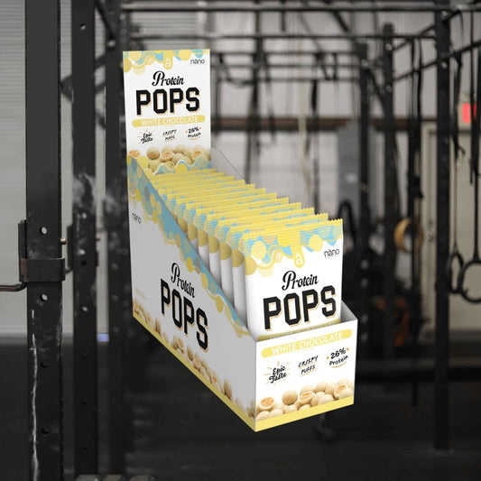 Nanosupps Protein Pops (12X38G) White Chocolate - Functional Food - Protein Snacks