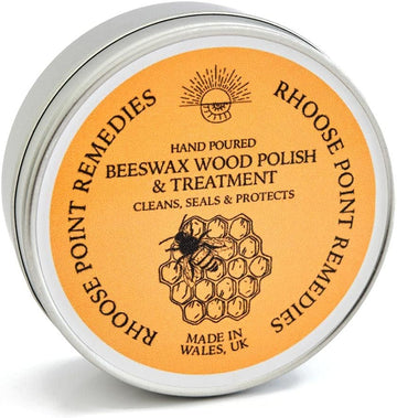 Beeswax Furniture Polish & Conditioner for Wood Enhances the Natural Beauty of Oak Pine Beech & More Seals & Protects for a Perfect Finish Bees Wax Polish (Natural, 1 Fl Oz)