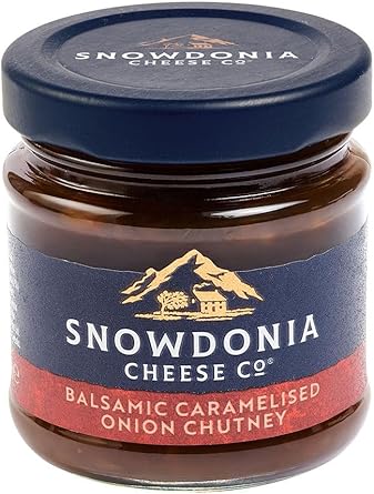 Snowdonia Cheese Company Twin Pack Fig & Apple Chutney & Balsamic Caramelised Onion Chutney From Great British Trading Limited