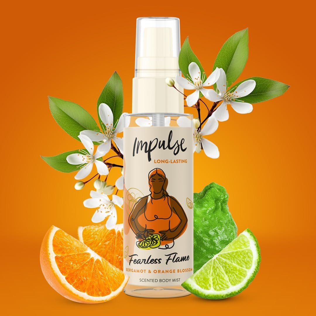 Impulse Fearless Flame Body Mist 100Ml