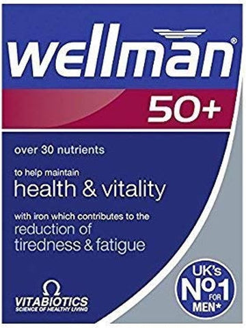 Vitabiotics Wellman 50+ 30 Tabs (Pack of 2)