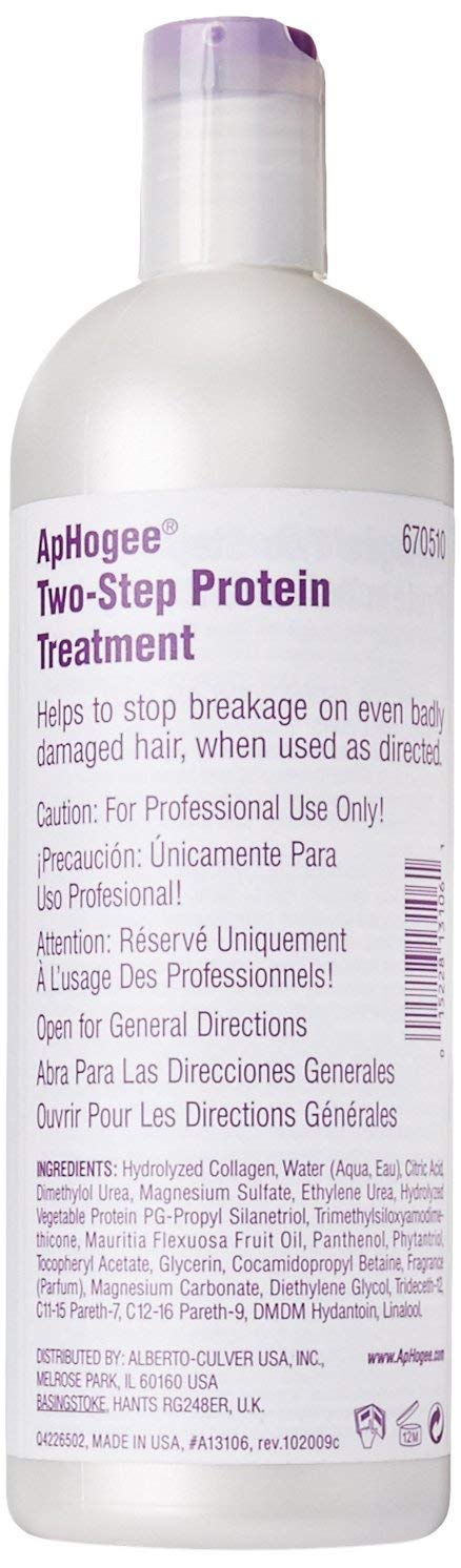 Aphogee Two-Step Treatment Protein For Damaged Hair 16 Oz