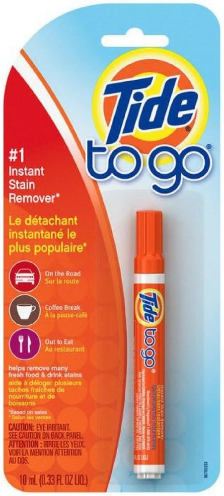 Tide to Go Instant Stain Remover 0.33 oz (Pack of 2) : Health & Household