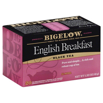 Bigelow Tea English Breakfast Tea, 20 Ct