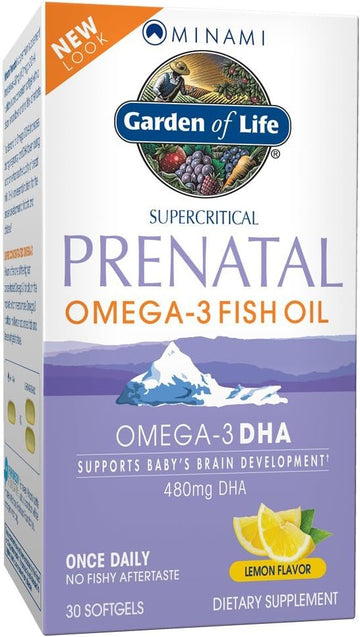 Garden of Life Minami Natural Prenatal DHA Omega 3 Fish Oil Supplement