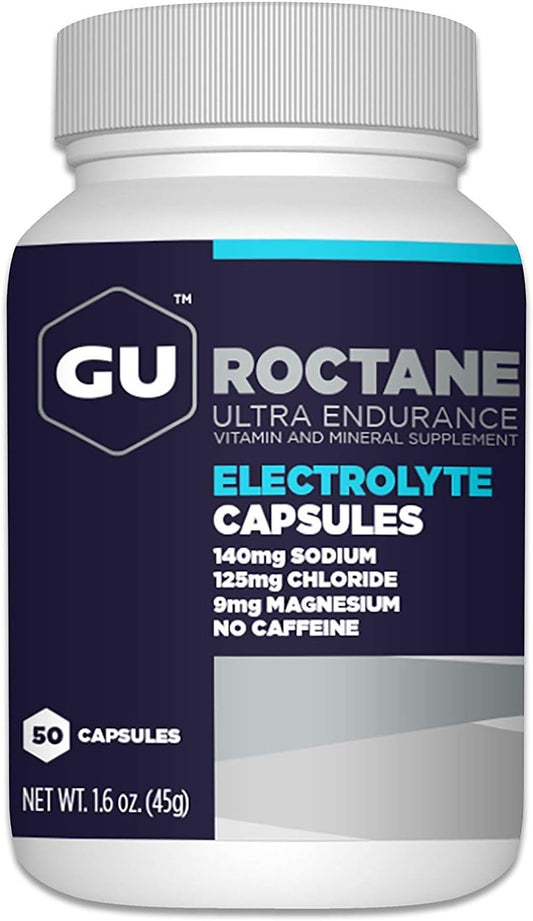 Gu Energy Roctane Ultra Endurance Electrolyte Capsules,Informed Choice, Energy For Before, During Or After Any Workout, 50-Count Bottle : Health & Household