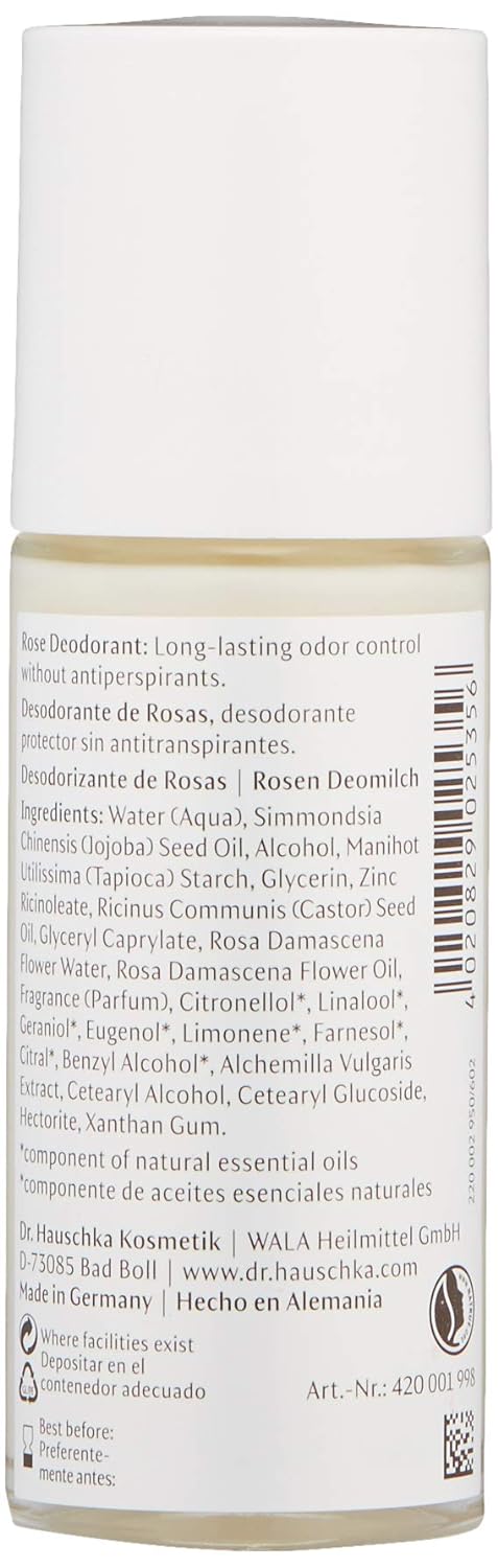 Dr. Hauschka Rose Deodorant, 1.7 Ounce