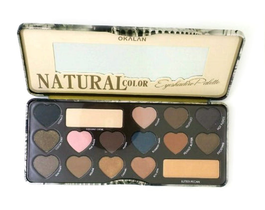 Natural Colors Eyeshadow Palette Natural B