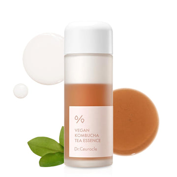 Dr.Ceuracle Vegan Kombucha Tea Essence - Hydrating Milky Toner With Kombucha Tea Extract, Centella Asiatica, Ceramide, Korean Skincare (150 Ml / 5.07 Fl. Oz.)