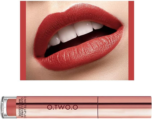 O. Two. O Non Stick Cup Matte Lip Gloss Mist Lip Glaze Does Not Fade Liquid Lipstick (Vml07)