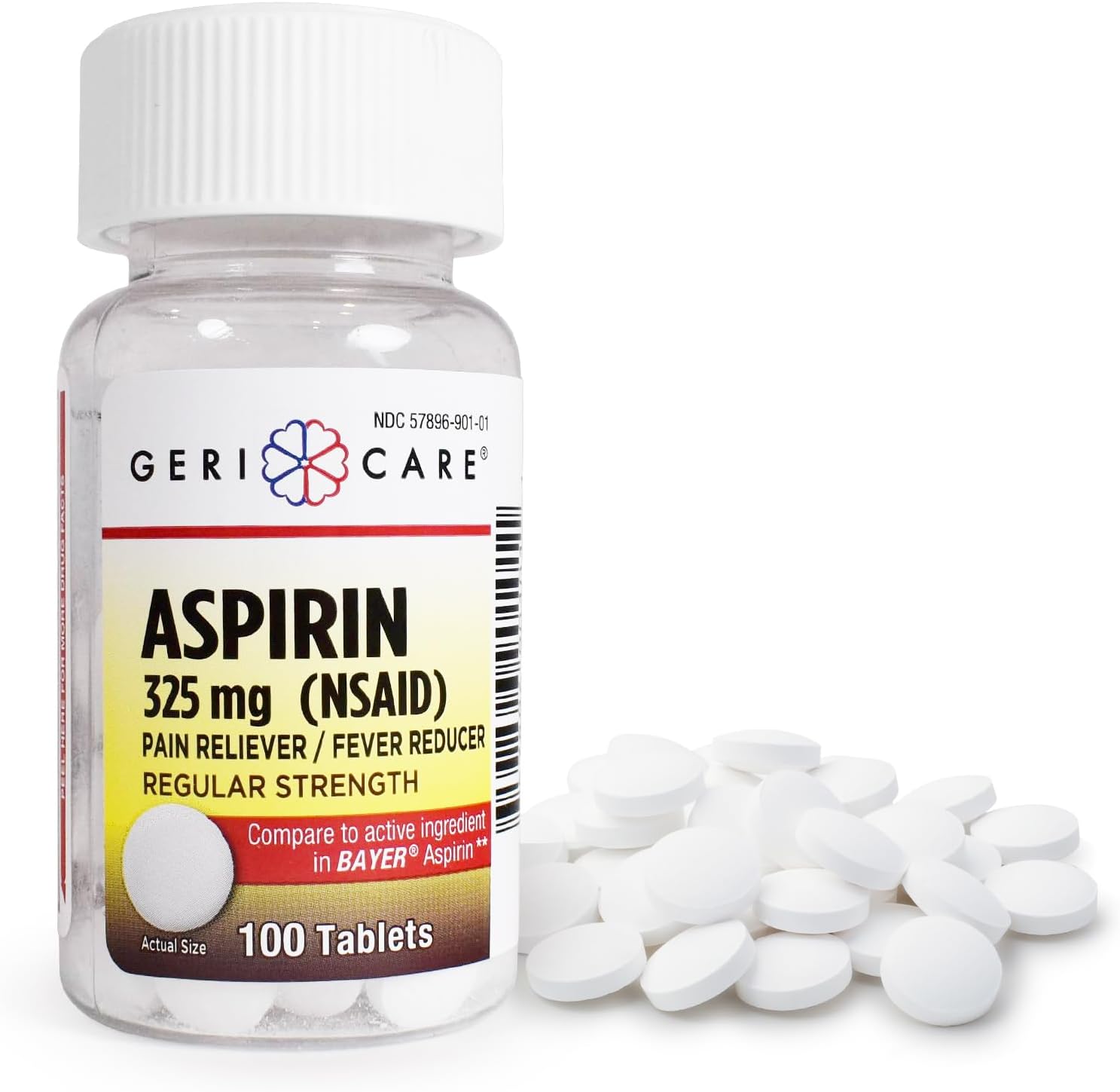 Gericare Bottled Aspirin 325Mg 100 Count Bottle (Pack Of 1)