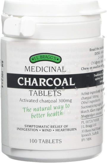 Bragg'S Medicinal Charcoal 100 Tablets