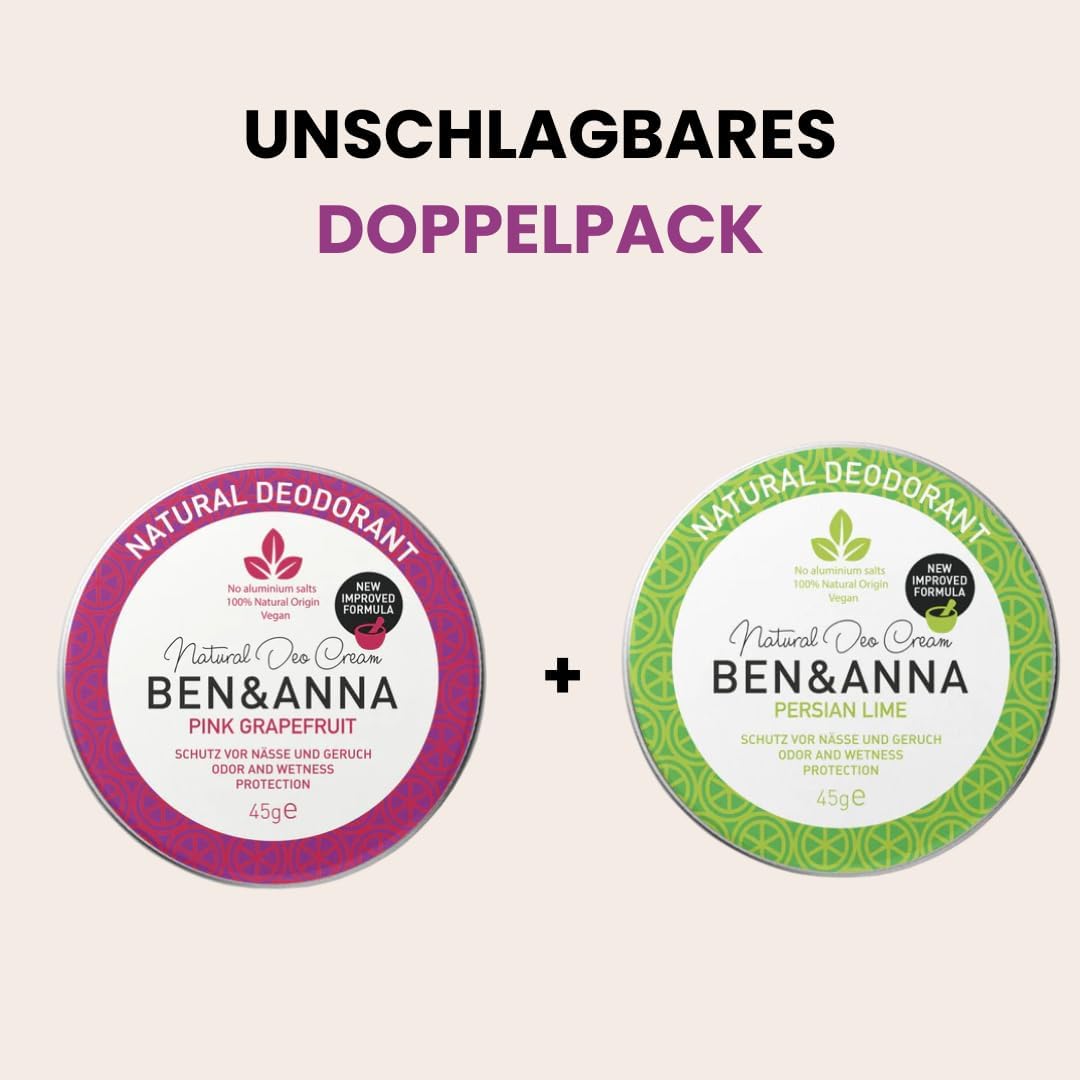 Ben & Anna Natural Deodorant Tin - Pink Grapefruit