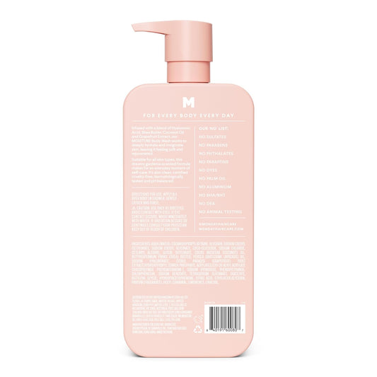 MONDAY HAIRCARE Moisture Body Wash 27oz - Nourishing Ingredients, Shea Butter, Coconut Oil and Grapefruit Extract, Hyrdrate and Replenish Skin