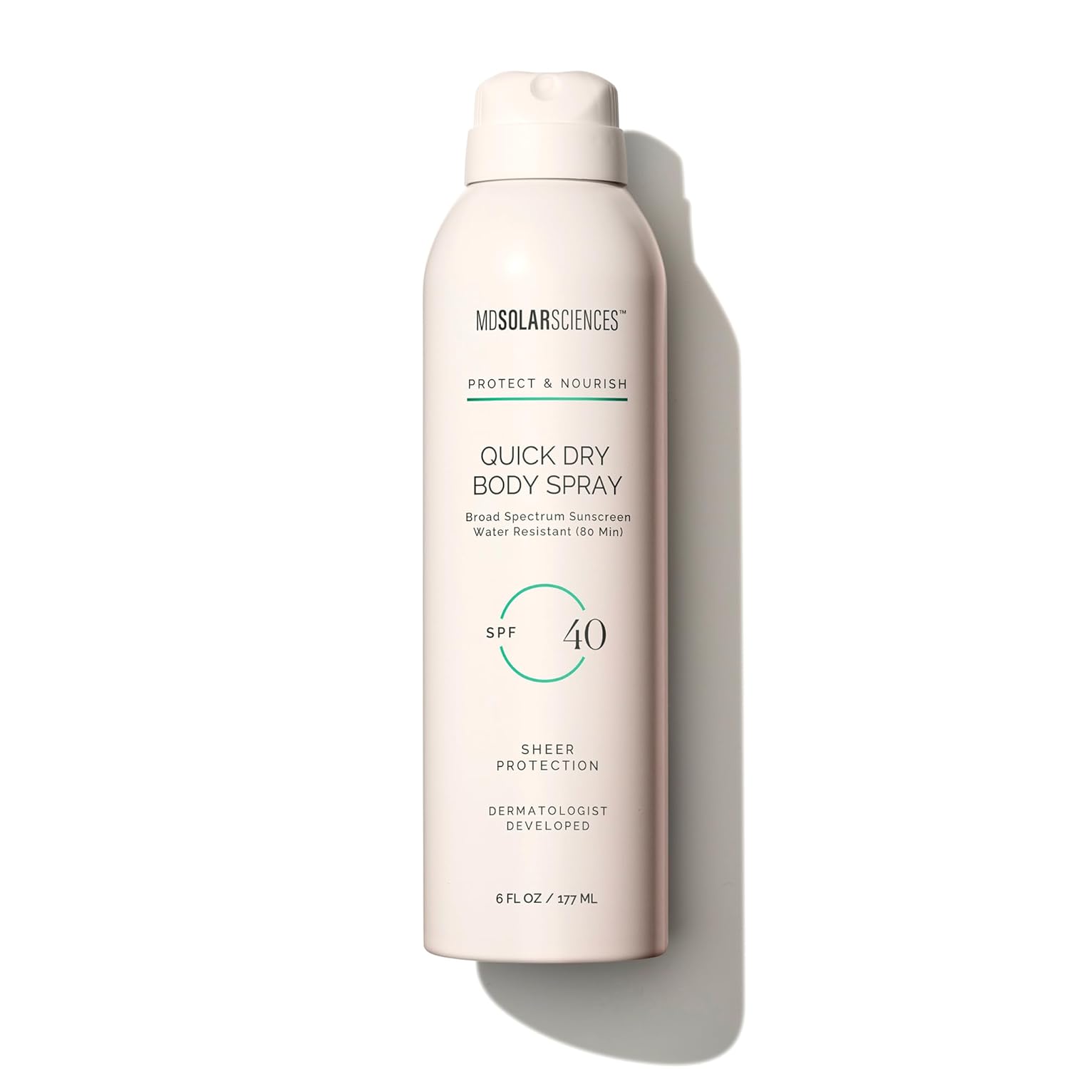 Mdsolarsciences Quick Dry Body Spray Spf 40 | Water-Resistant, Broad Spectrum Sunscreen Spray | Indian Gooseberry, Vitamin C & Antioxidants Enriched | Non-Aerosol | Safe For Sensitive Skin (6 Fl Oz)