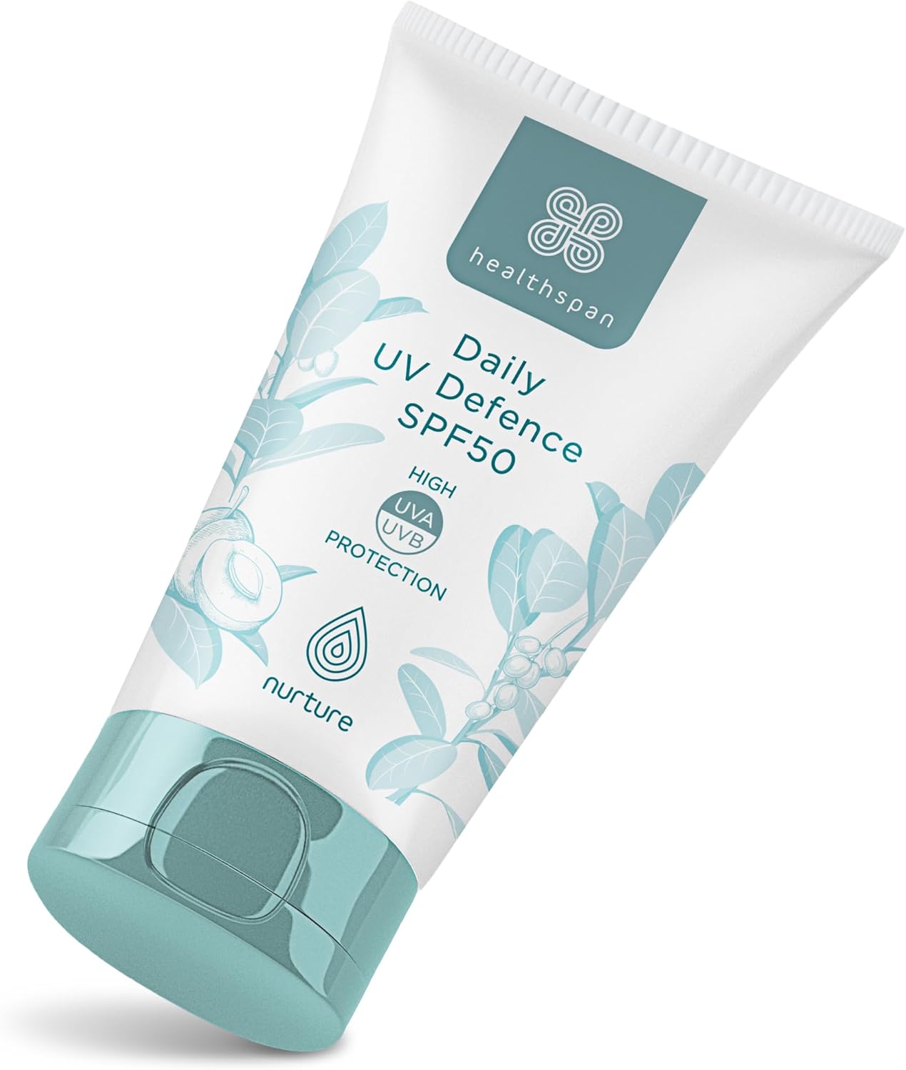 Healthspan Daily Uv Defence Spf50 | High Uva And Uvb Sun Protection | Lightweight Face Cream With Spf50 | Helps To Reduce The Appearance Of Wrinkles | Added Superox-C™ Vitamin C