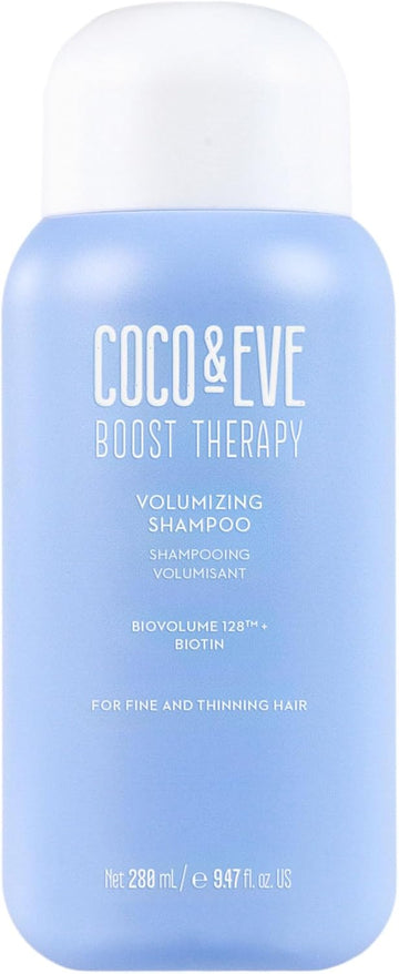 Coco & Eve Boost Therapy Hair Volumising Shampoo With Biotin, Panthenol To Target Thinning, Enhance Volume And Density. Strengthening, Thickening Shampoo For Fuller, Healthier Hair (280Ml)