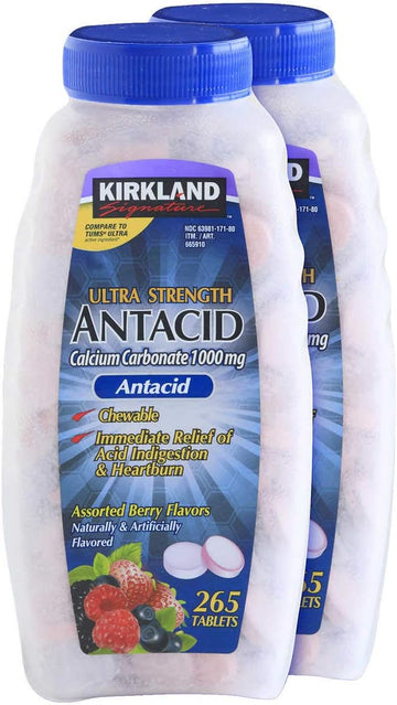 KS Ultra Strength Antacid Assorted Berry 4x265 Tablets