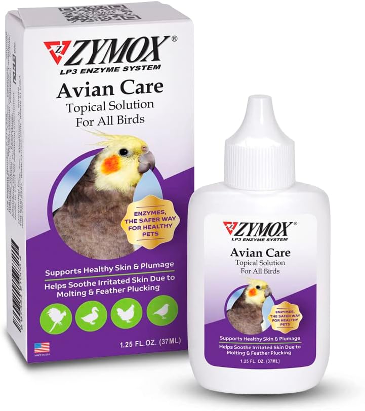 Zymox Avian Care Topical Solution W/O Hydrocortisone - 1.25 Oz